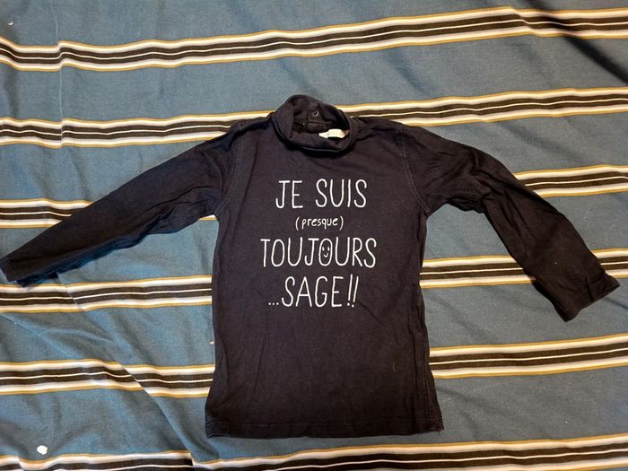 Col roulé manches longues 3 ans