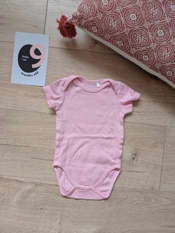 Body manches courtes 9 mois Manon et Valentin