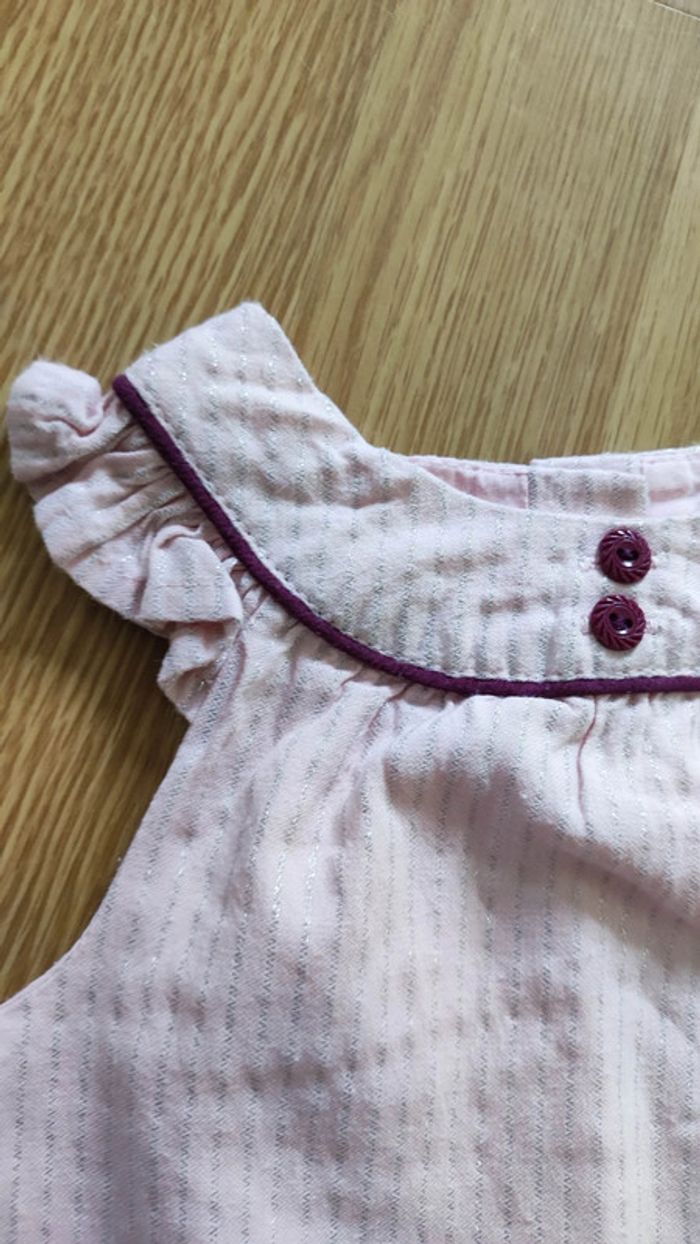 robe rose clair taille 9 mois - photo numéro 4