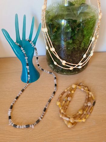 Colliers de perles vintage