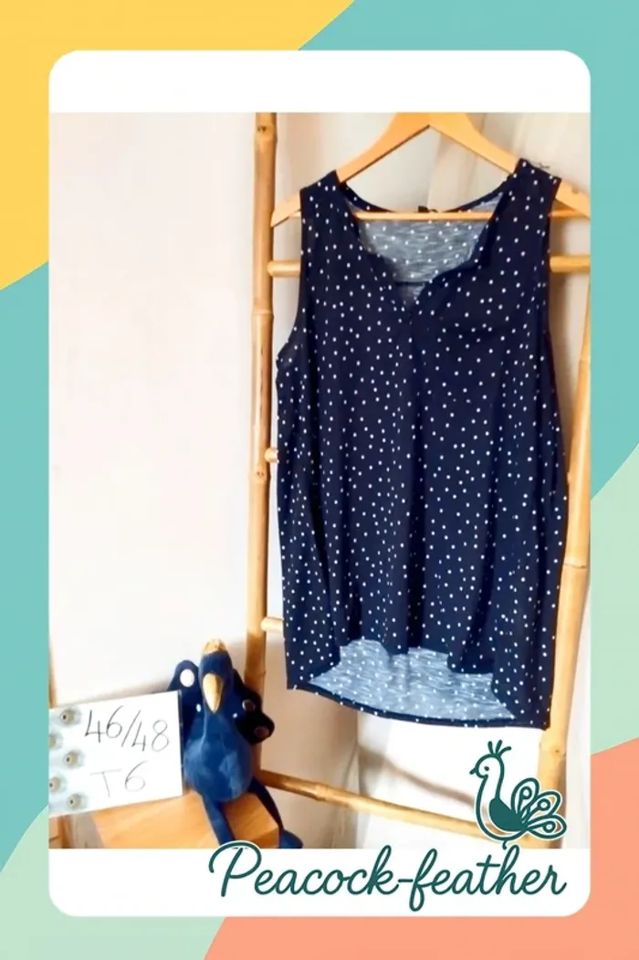 Débardeur pois Kiabi 46/48