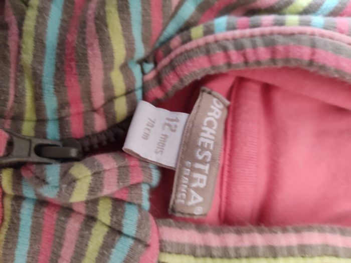 Gilet à capuche 12 mois - photo numéro 3