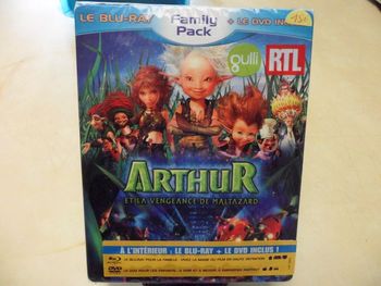 Arthur et la vengeance de Maltazard Blu ray + DVD neuf