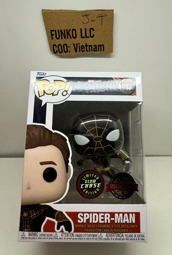 Funko Pop No way Home 1073 Spider-man Limited Edition Glow Chase
