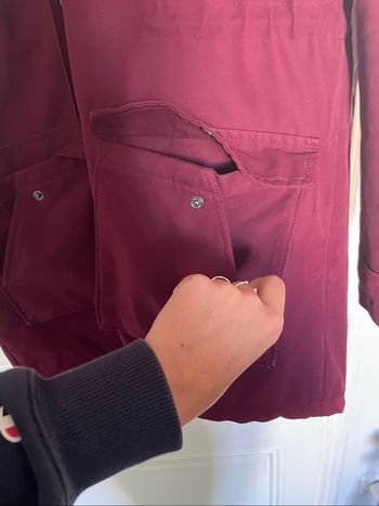 Manteau/parka bordeaux fourré Volcom