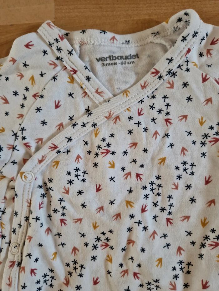 Lot de 2 bodies 3mois - photo numéro 2