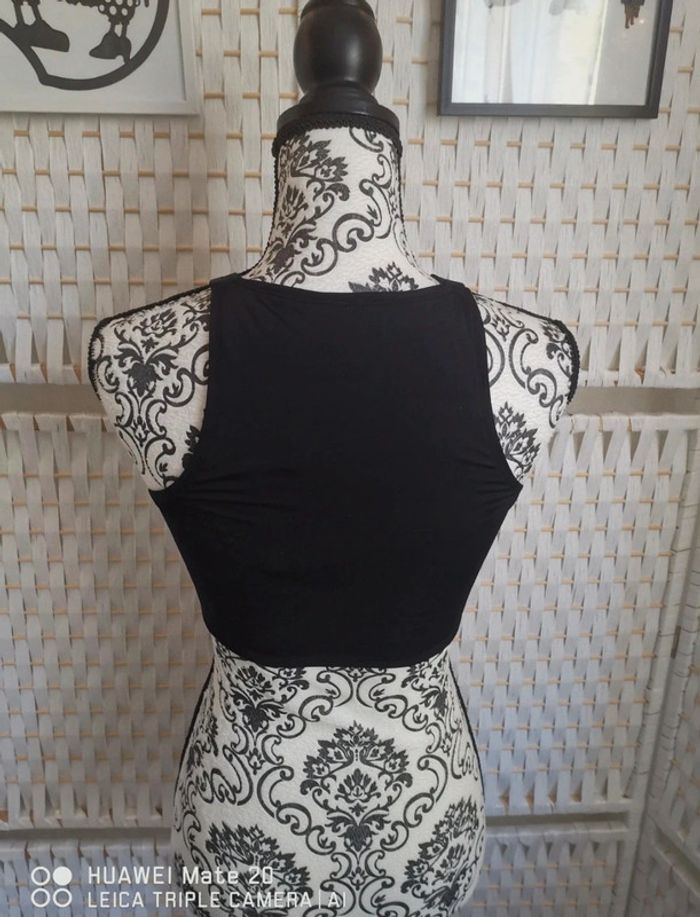 💕Jolie Haut de maillot de bain Vero Moda - Noir à découpes - femme TM / 38 💕 - photo numéro 4