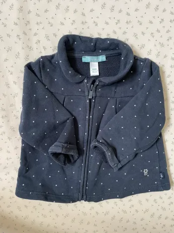 Gilet zippé Obaïbi 6 mois