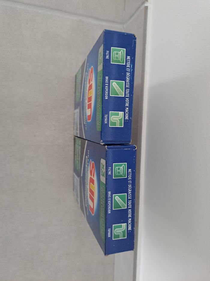 Lot 2 Neuf - Sun Nettoyant Machine Lave-Vaisselle - 6 Doses - photo numéro 2