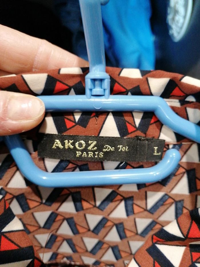 Chemisier rétro avec liens encolure - photo numéro 4