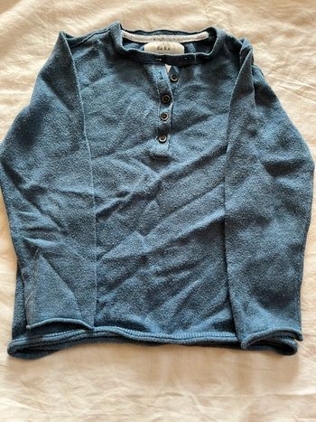 Pull bleu marine Zara 5 ans