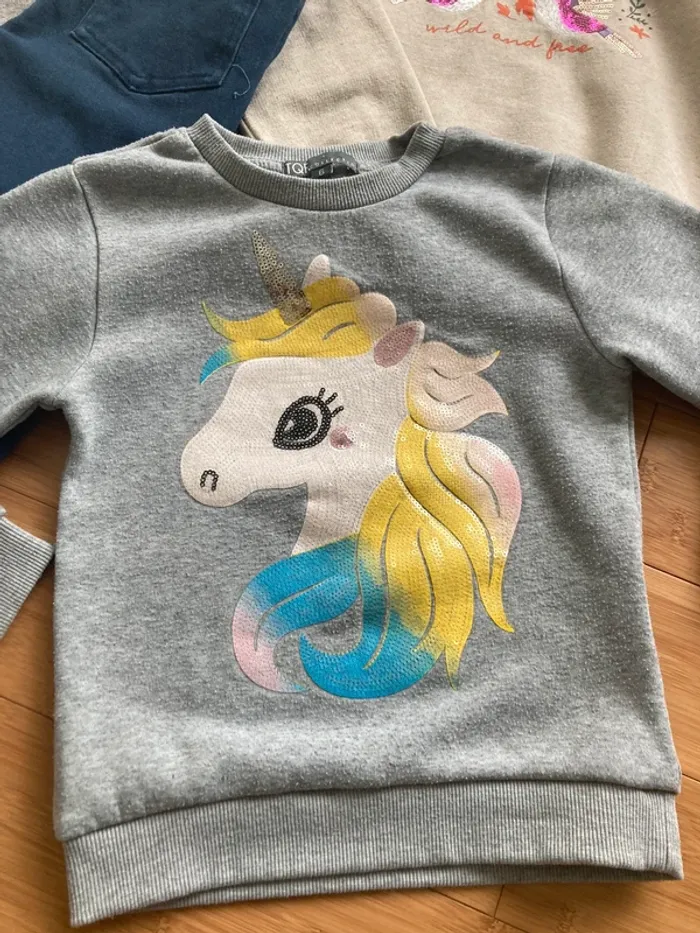 6 ans - Set 5 pièces - 4 sweat et 1 pantalon - photo numéro 2