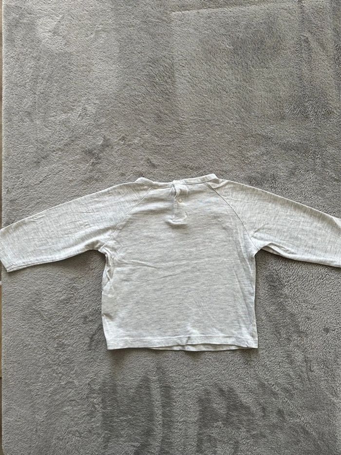 Tee-shirt léger manches longues - 9 mois - Tape à l’œil - photo numéro 4