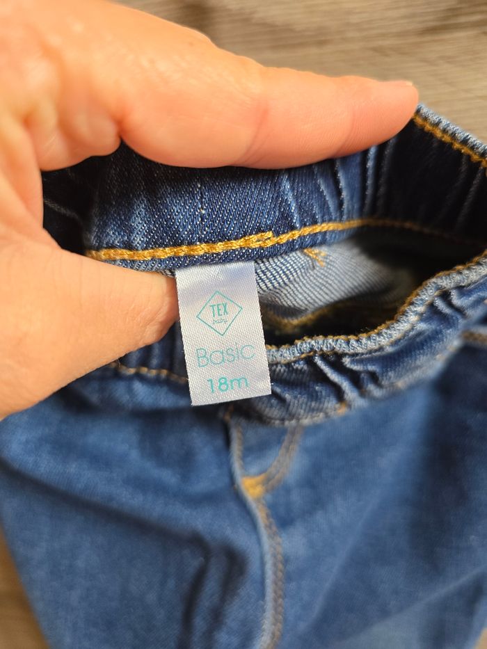 Vêtement Bébé Fille - Jeans - Tex Baby - 18 mois - photo numéro 3