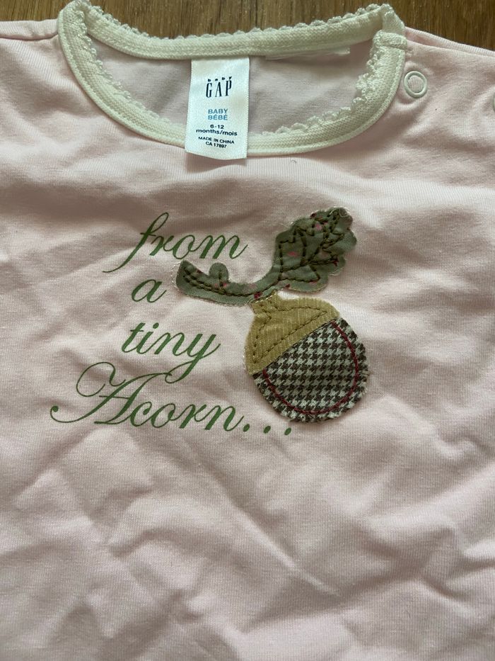 T-shirt fille 6/12M - photo numéro 3