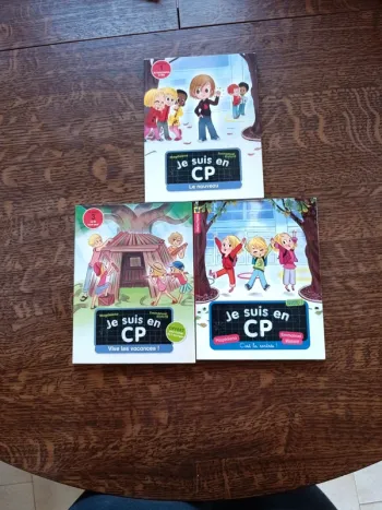 Lot de 3 livres je suis en cp