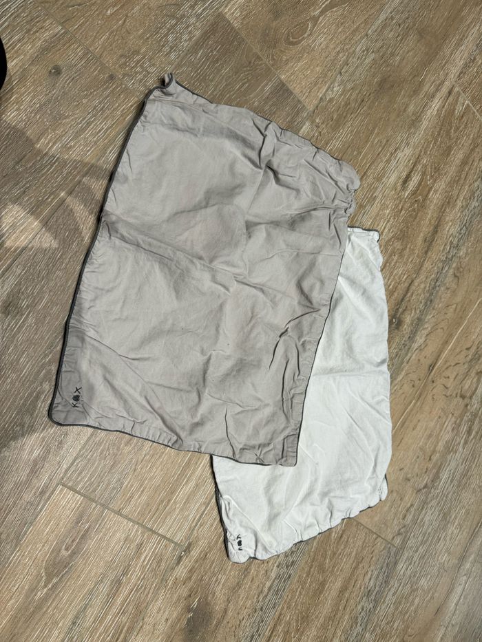 Lot 2 taies oreillers bébé 40x60