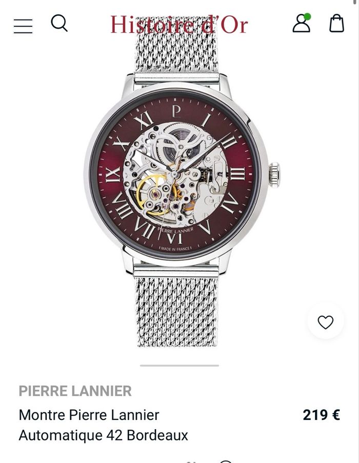 Montre automatique homme neuve Pierre Lannier - photo numéro 7
