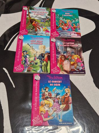 Lot 5 livres tea stilton 3/7/11/17/21