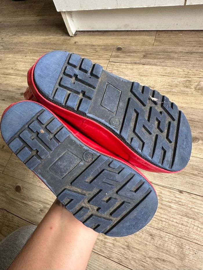 Bottes de pluie coccinelle rouge taille 8 (25,5) Next - photo numéro 7