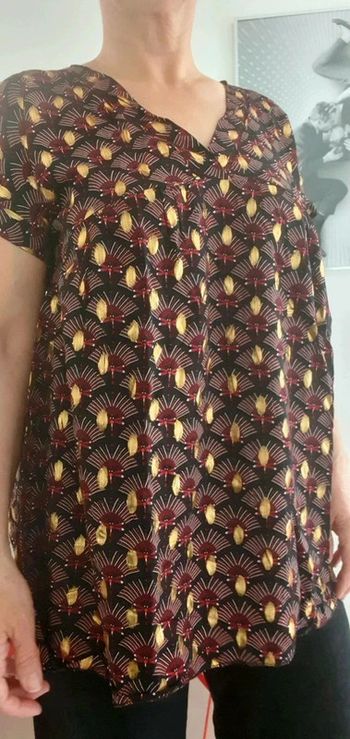 Blouse viscose dorée - Taille L