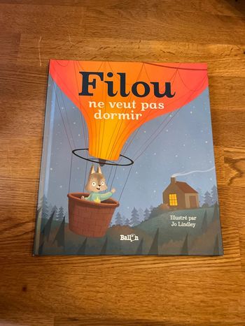 Livre Filou ne veut pas dormir