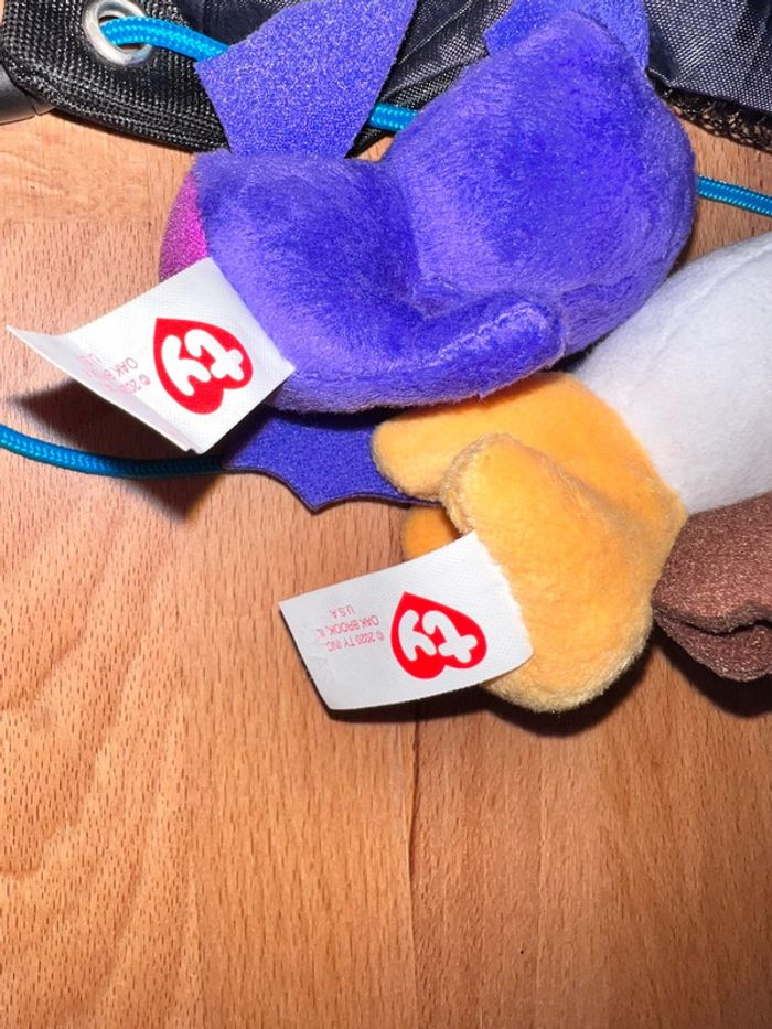 Lot de 2 mini peluches ty - photo numéro 3