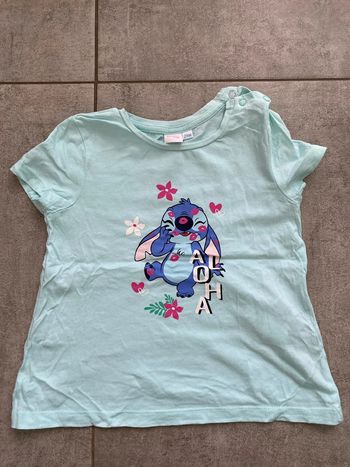 T-shirt manches courtes stitch