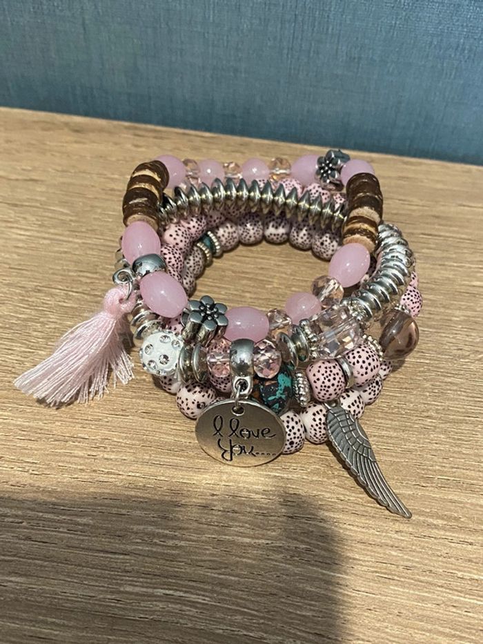 Lot de 4 bracelets fantaisie - photo numéro 2