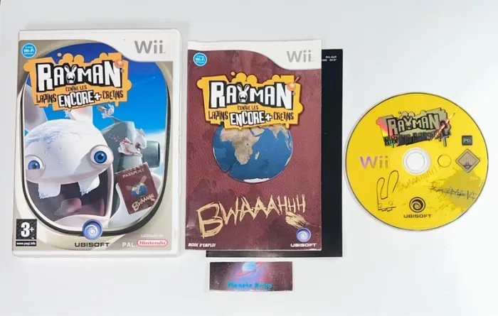 3 Jeux The Lapins Cretins Retour vers le passé/Rayman - Nintendo Wii  VF PAL - photo numéro 3