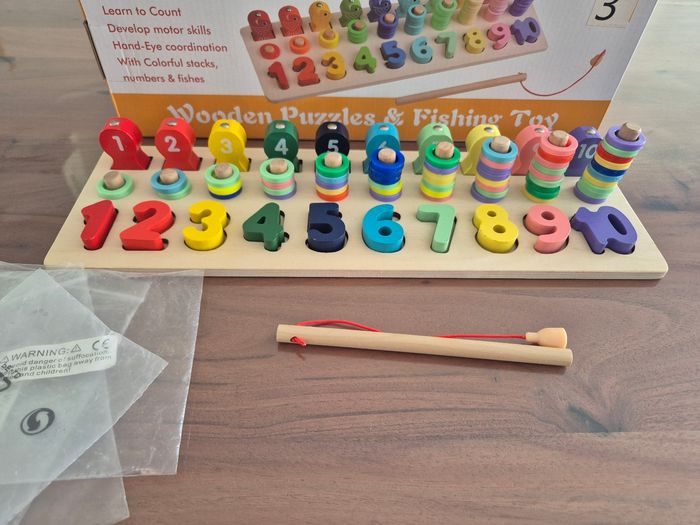 Jeu en bois chiffres et lettres complet - photo numéro 2