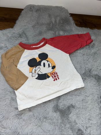 Haut manches longues Mickey - 6 mois - Disney Baby