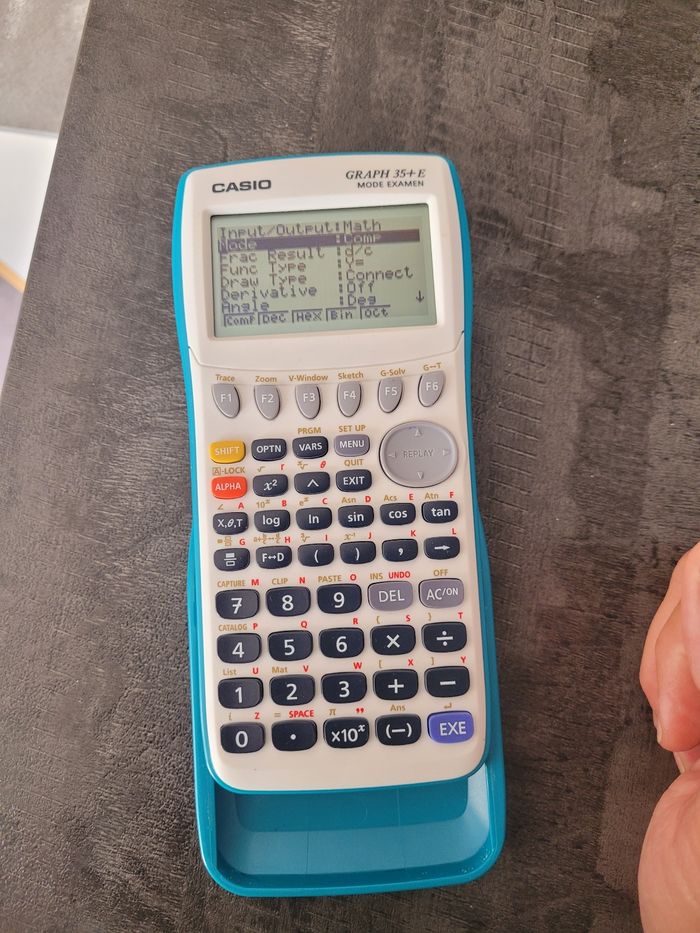 Calculatrice Casio Graph 35+E mode examen - photo numéro 2