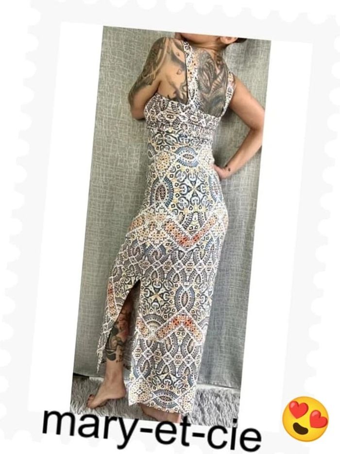SOLDÉ - Robe longue fendue taille XS - Cynthia Rowley - photo numéro 4