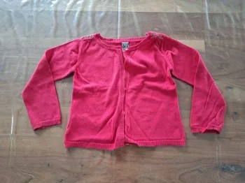 Gilet fille rose fushia Tape à l'œil 4 ans