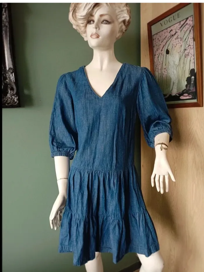 Robe en jean foncée Gémo 36