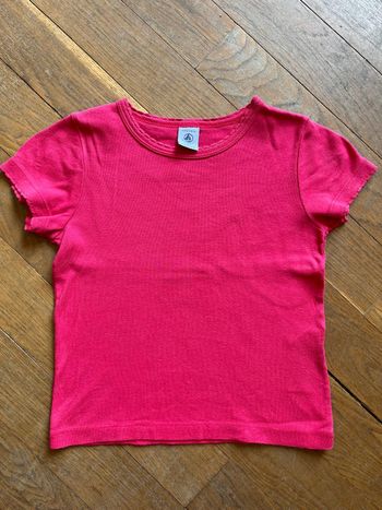 Tee-shirt rouge Petit Bateau 6 ans