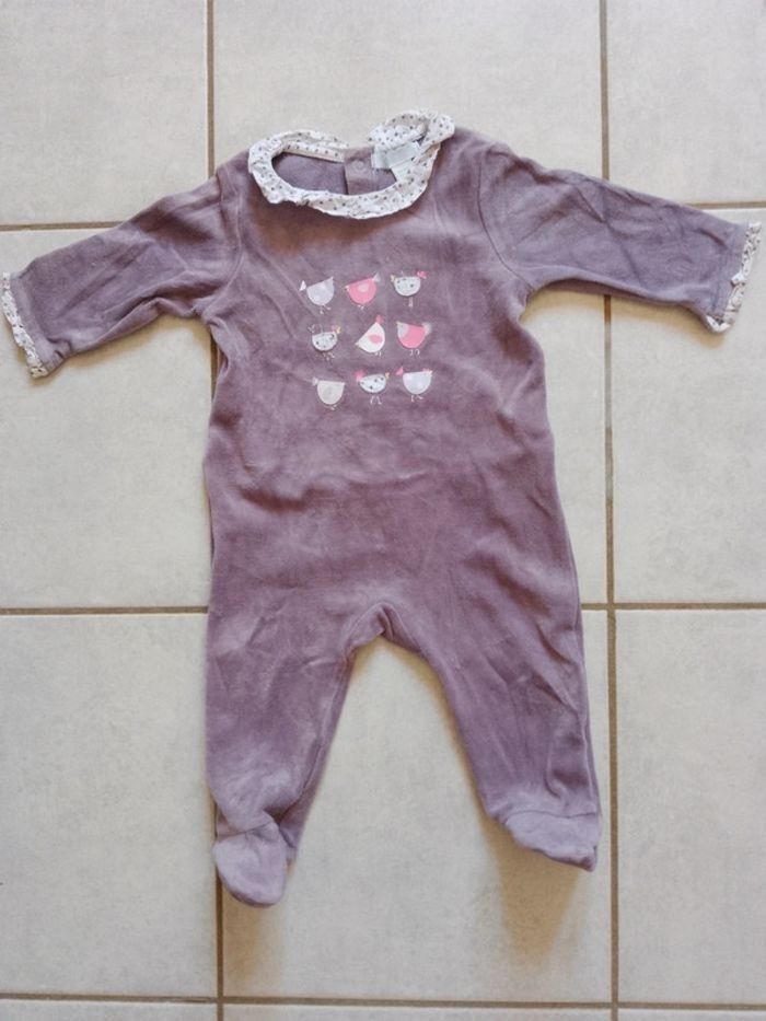Pyjama fille 6 mois Obaïbi - photo numéro 2