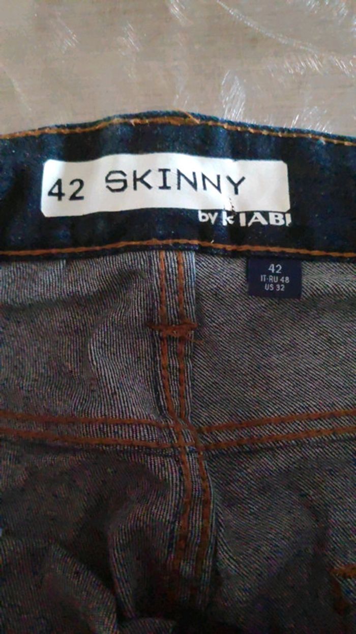 Jean skinny homme 42 brut - photo numéro 2