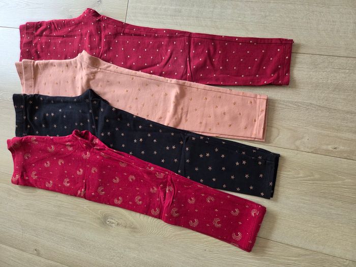 lot 4 leggings chauds