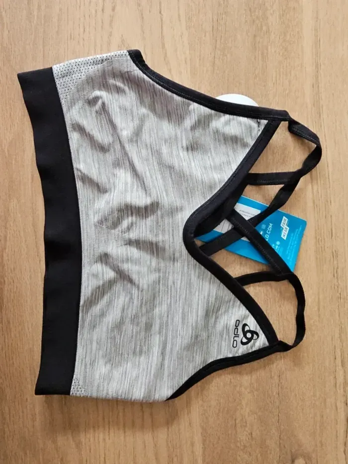 Brassière de sport réversible ODLO femme S noir Seamless - photo numéro 3