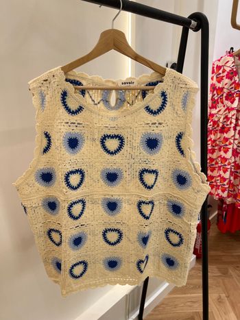 Top en crochet taille unique 36 au 40