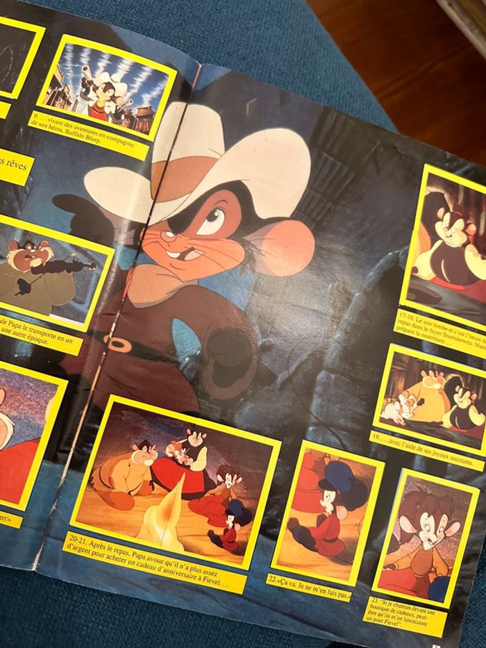Album Panini complet souris Fievel au Far West American Tail goes west stickers Euroflash - photo numéro 7