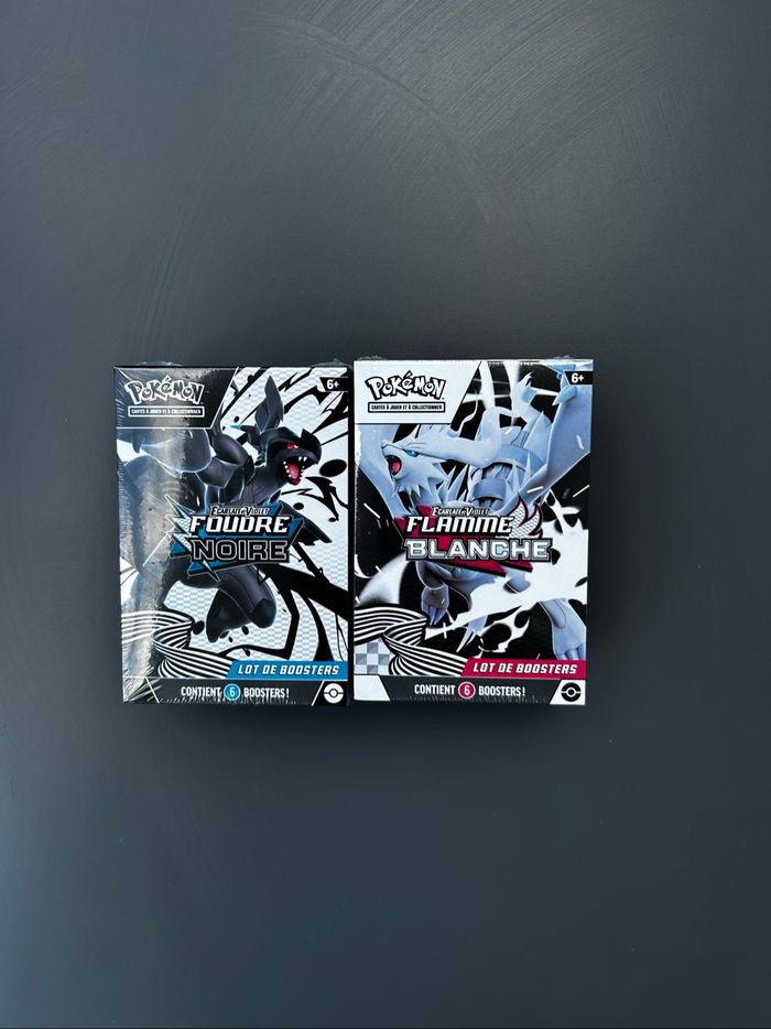 2 Bundles Pokemons EV10.5 Fourdre Noir & Flamme Blanche
