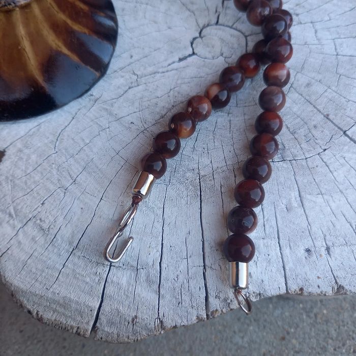 Collier vintage bois - photo numéro 4