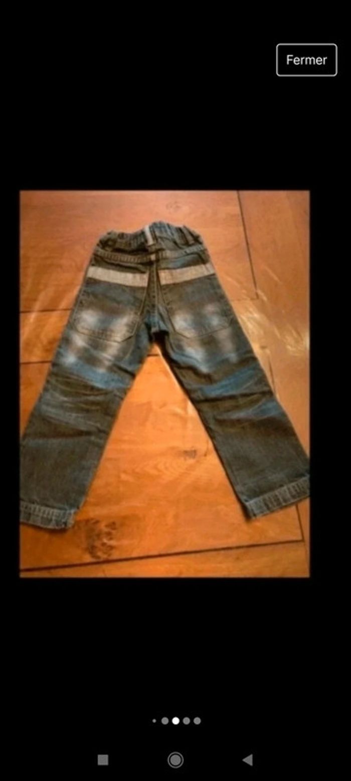 Lot 3 jeans coupe droite 3 ans - photo numéro 5