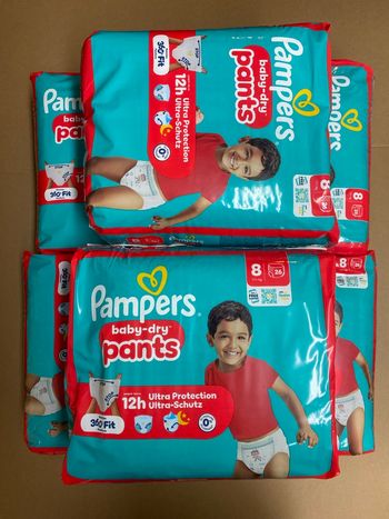 Couche Pampers pants taille 8