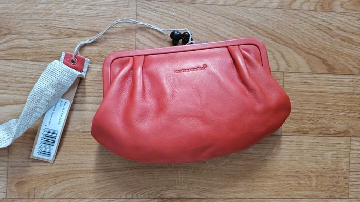 Aunts Uncles Sac a main cuir véritable Grandema's Whoopie pie Luxury Club Rose Rouge - photo numéro 8