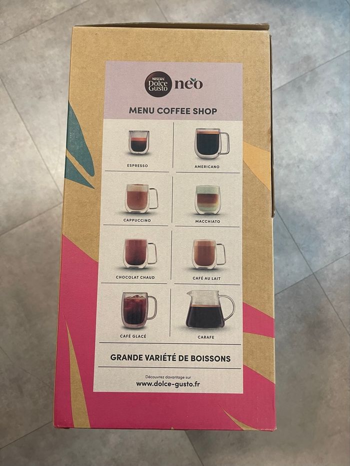 Cafetière dolce gusto néo remise 25% code fantome25 - photo numéro 2