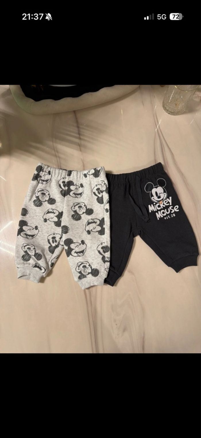 Lot pantalons mickey